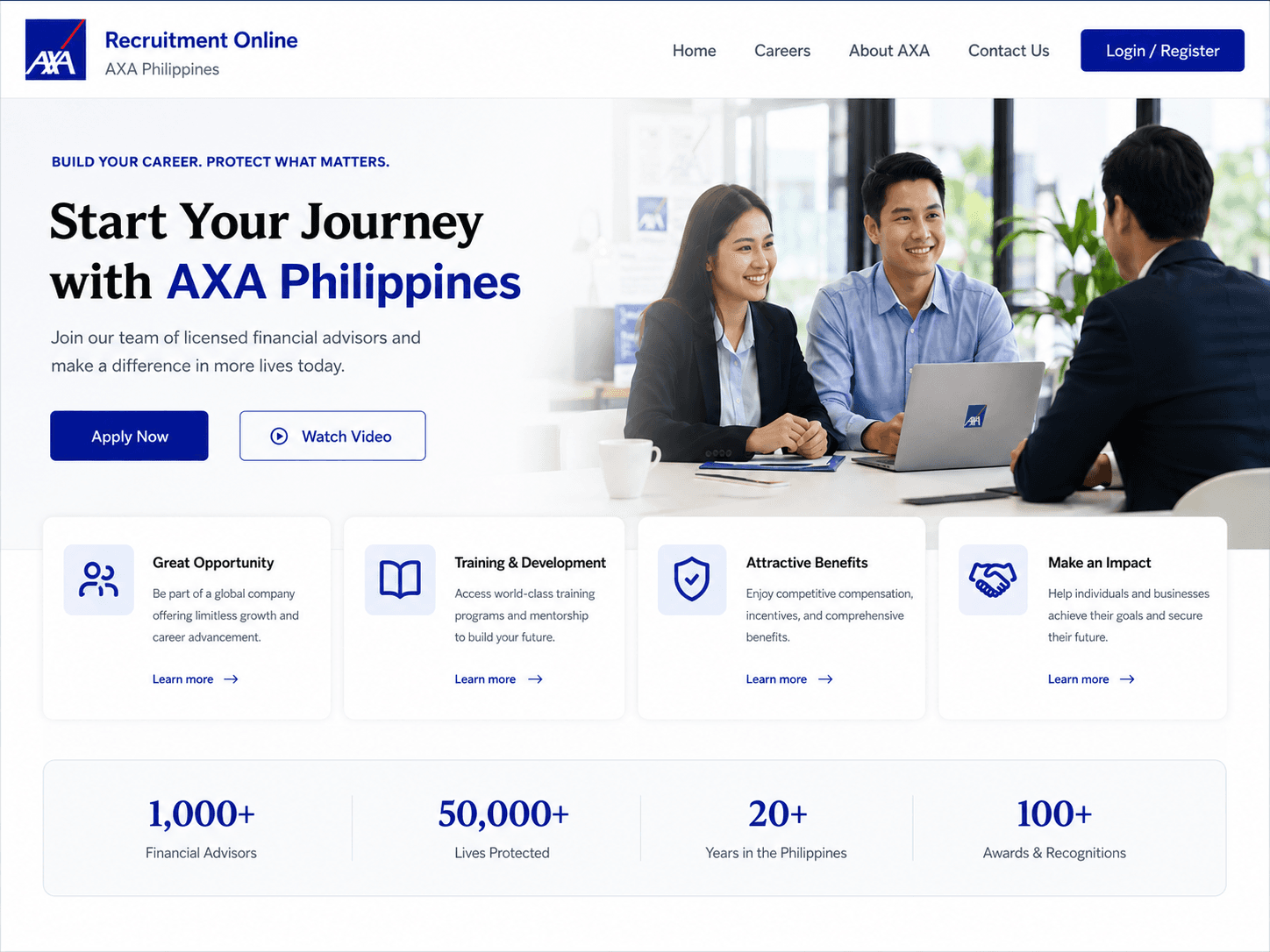 Recruitment Online — Serviced by AXA (Philippines)